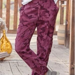 Sundance grandview camoflauge cotton joggers xs